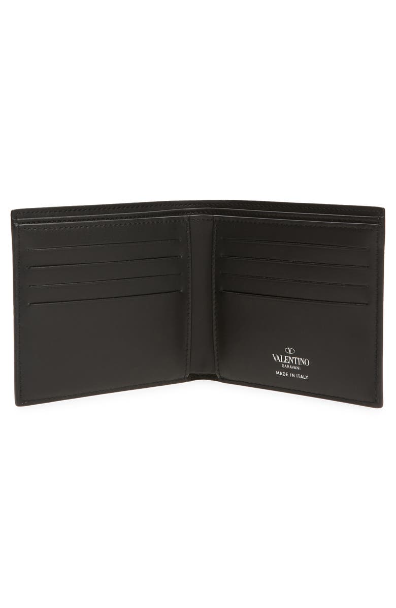 Valentino Garavani VLTN Times Leather Bifold Wallet, Alternate, color,