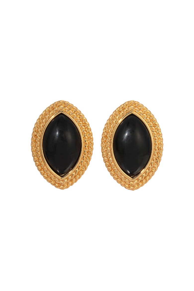 Noir Earrings, Main, color, Black