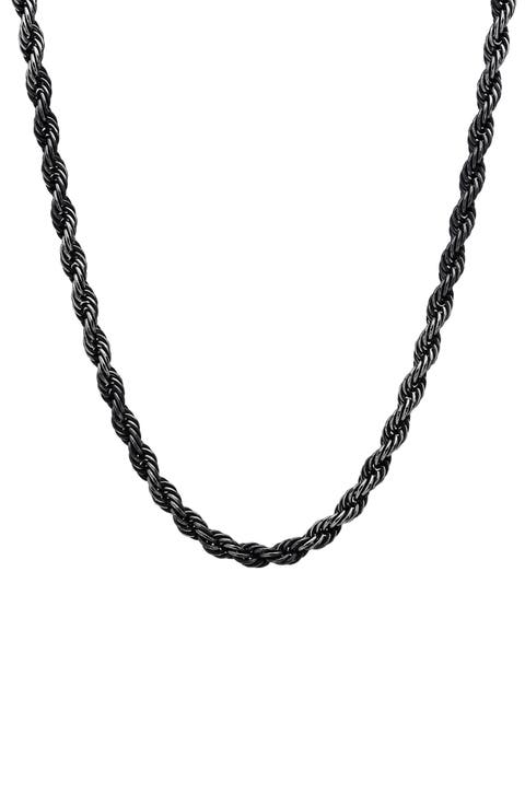 Men's Rope Chain Necklace
