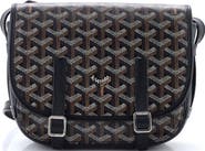 Pre-Owned Goyard Belvedere Messenger Bag Coated Canvas with Leather PM