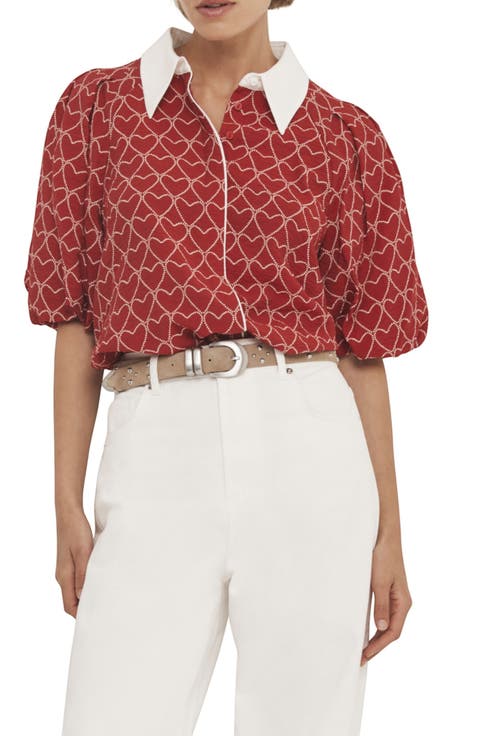 Heart Print Shirt