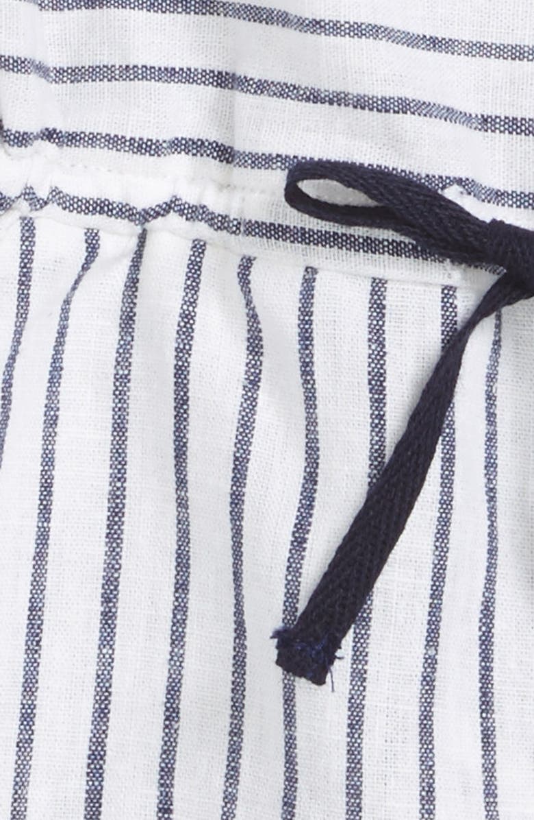 egg by susan lazar Stripe Drawstring Romper, Alternate, color, 