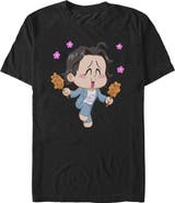 KPop Demon Hunters Men's KPop Demon Hunters Bobby Corn Dog  Graphic T-Shirt