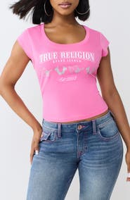 True Religion Scoop Neck Graphic Baby T-Shirt