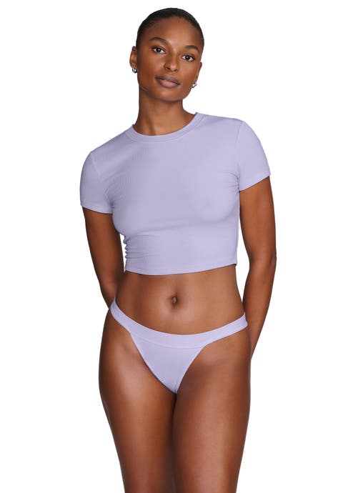 The Baby Tee (Modal Silk Rib)