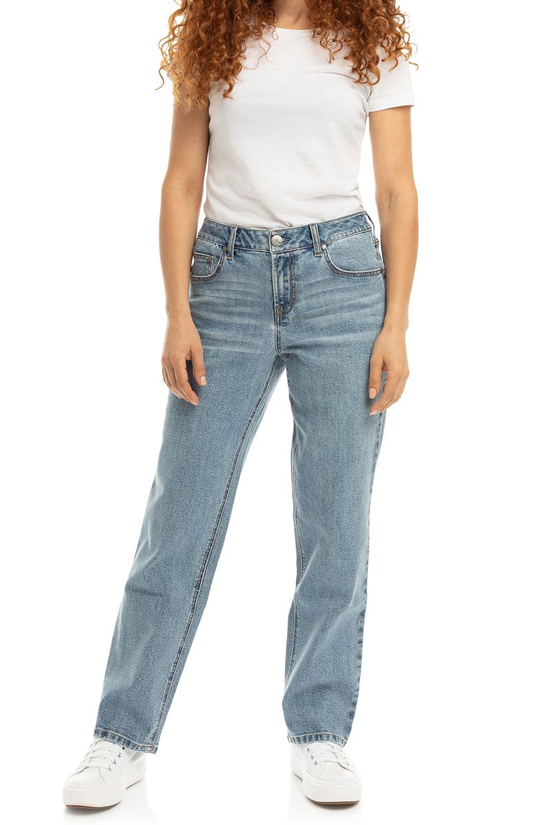 1822 Denim High Waist Straight Leg Jeans, Alternate, color, 