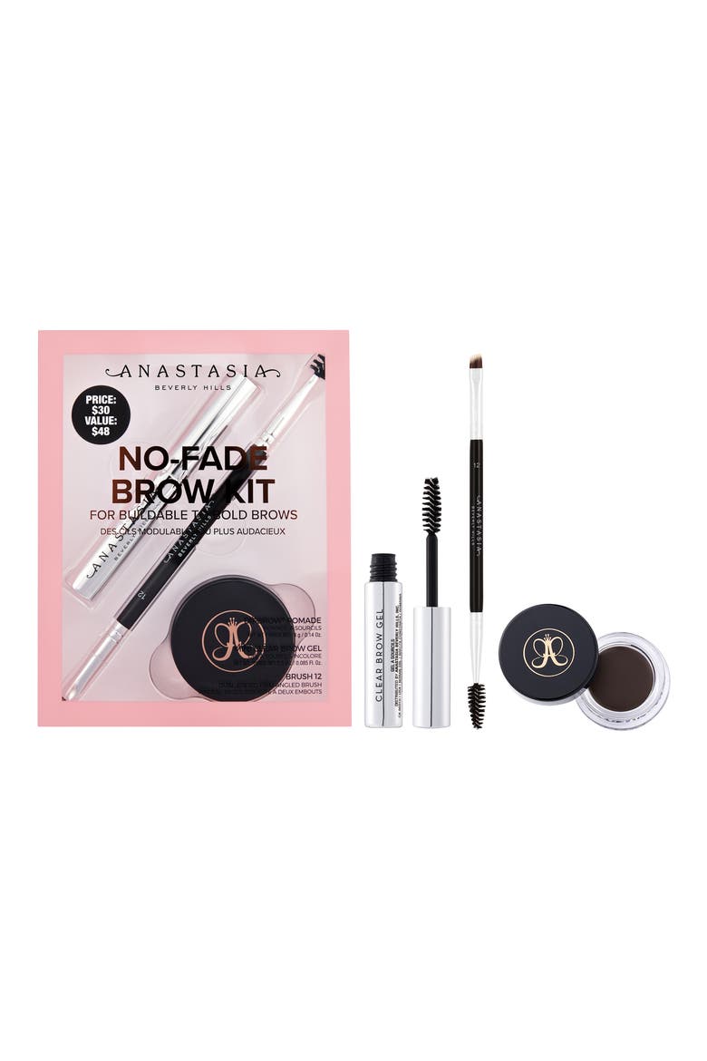 No Fade Brow Set, Main, color, EBONY