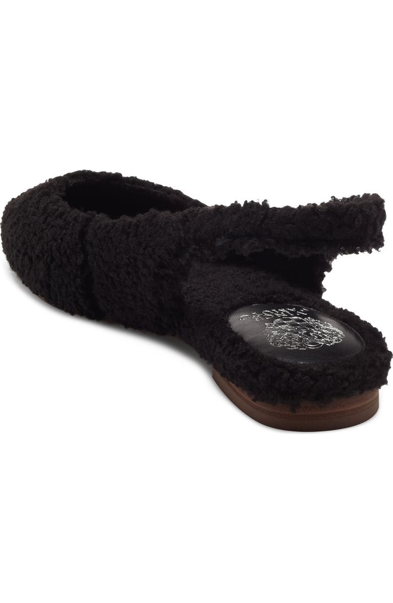 Vince Camuto Presnue Faux Shearling Slingback Flat, Alternate, color,