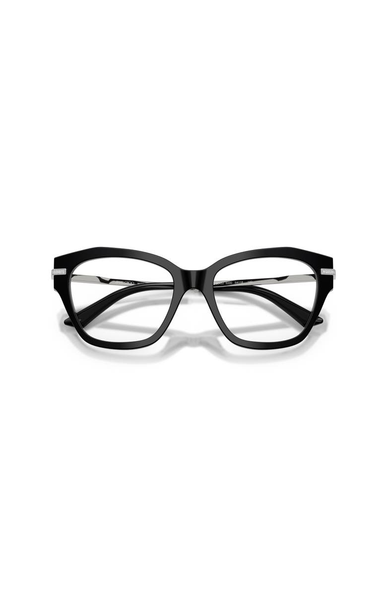 Jimmy Choo 52mm Cat Eye optical glasses, Alternate, color, Black