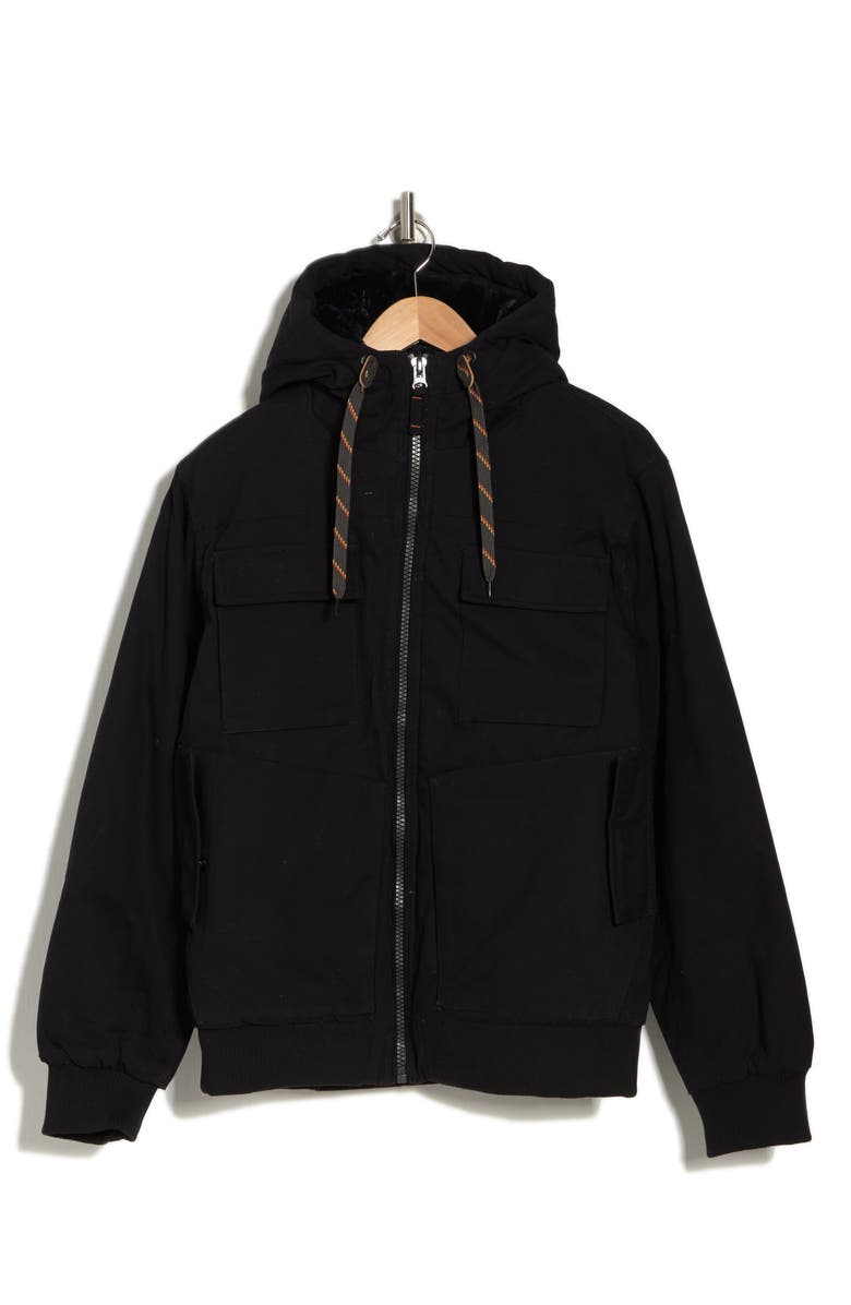 HAWKE & CO Cotton 4-Pocket Hooded Jacket, Alternate, color, 