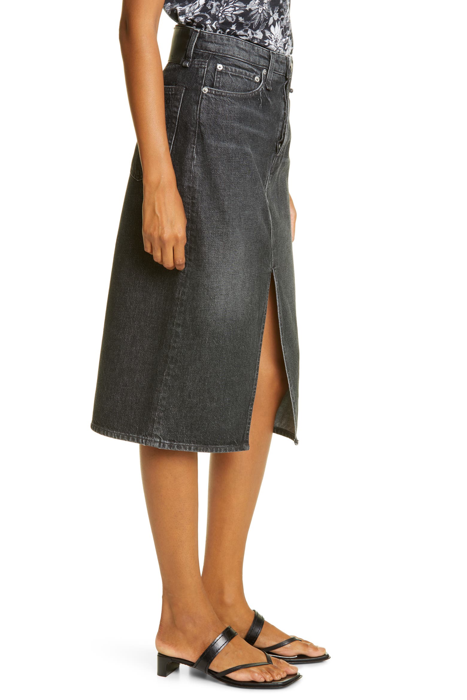 Rag Rug Making Frames rag & bone Bonnie Denim Skirt (Women) | Nordstromrack
