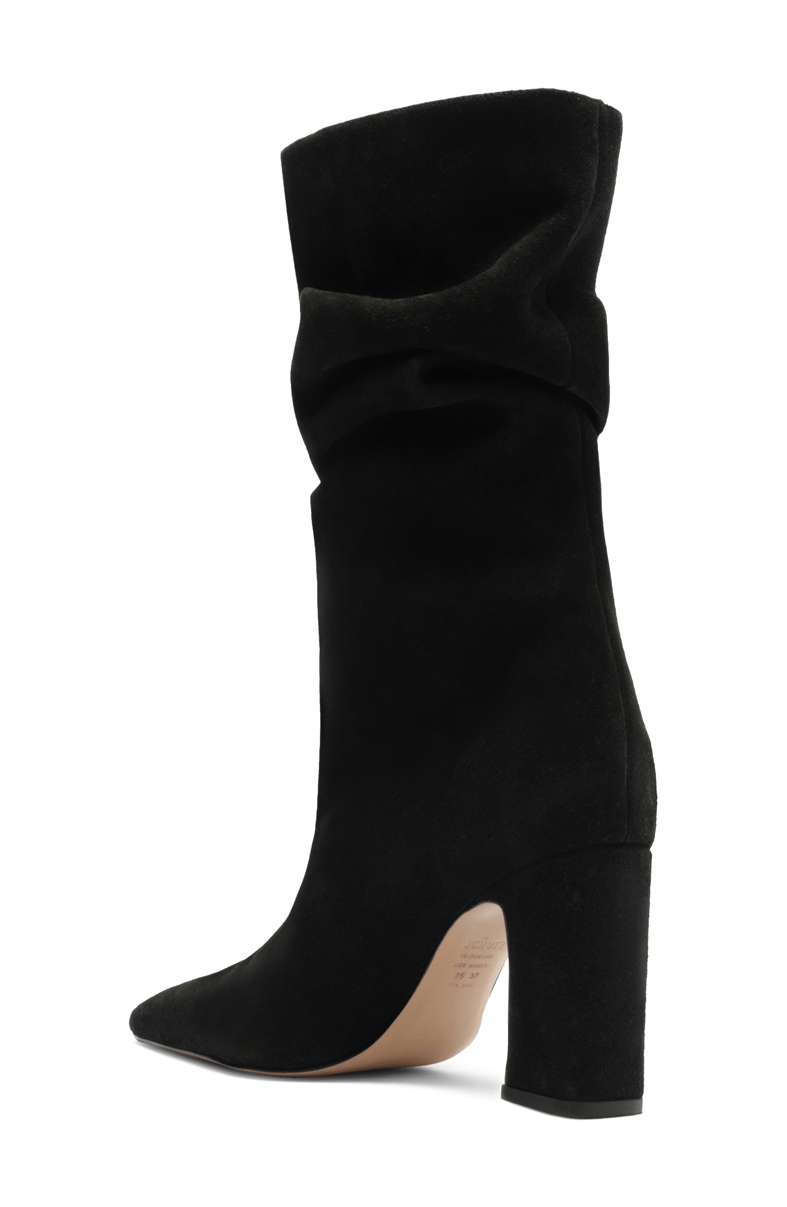 Schutz Harriet Slouch Boot, Alternate, color, Black