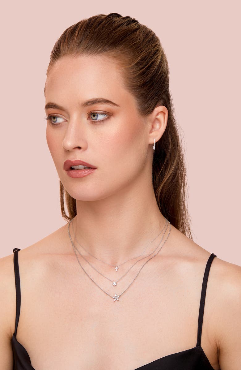 Bony Levy 18K Gold Icons Diamond Cross Pendant Necklace, Alternate, color,