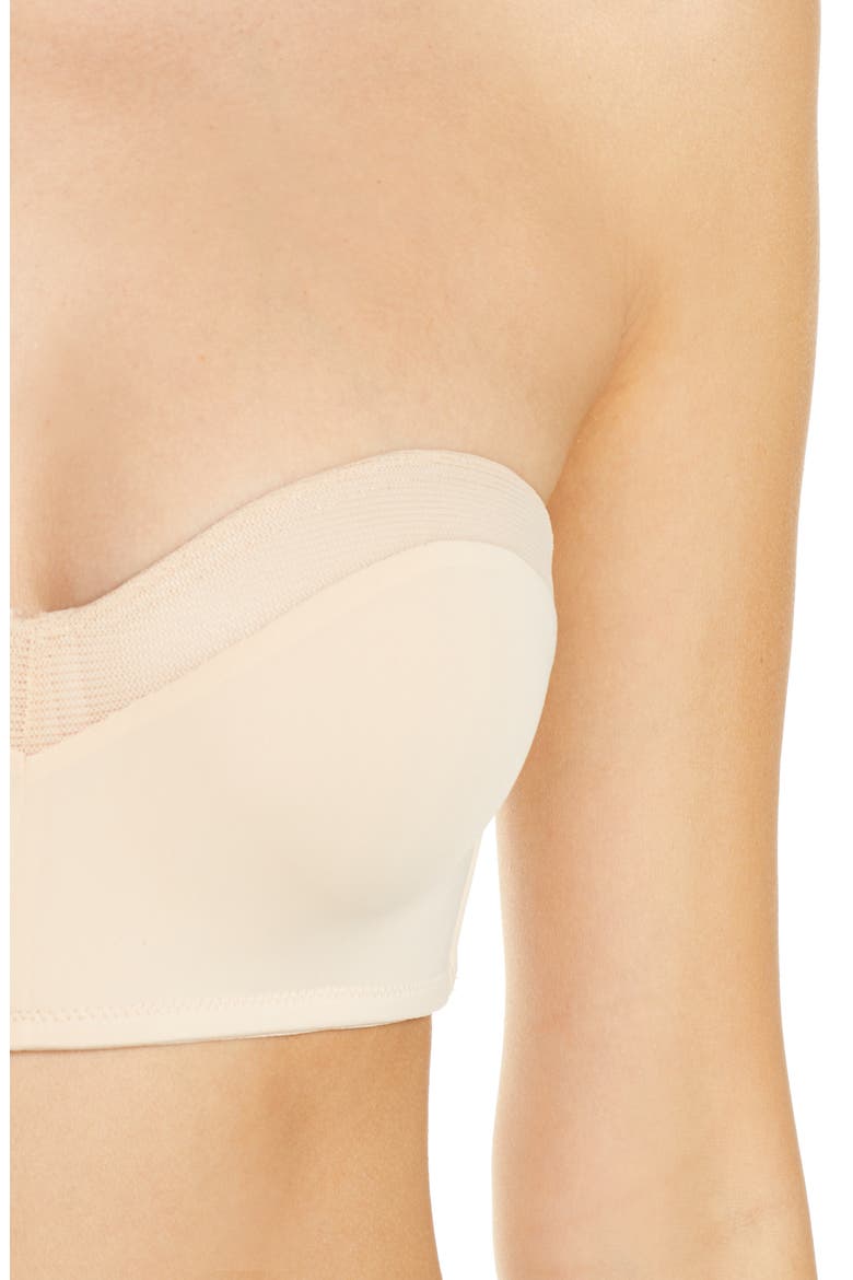 The No-Wire Strapless Bra, Alternate, color, TOASTED ALMOND