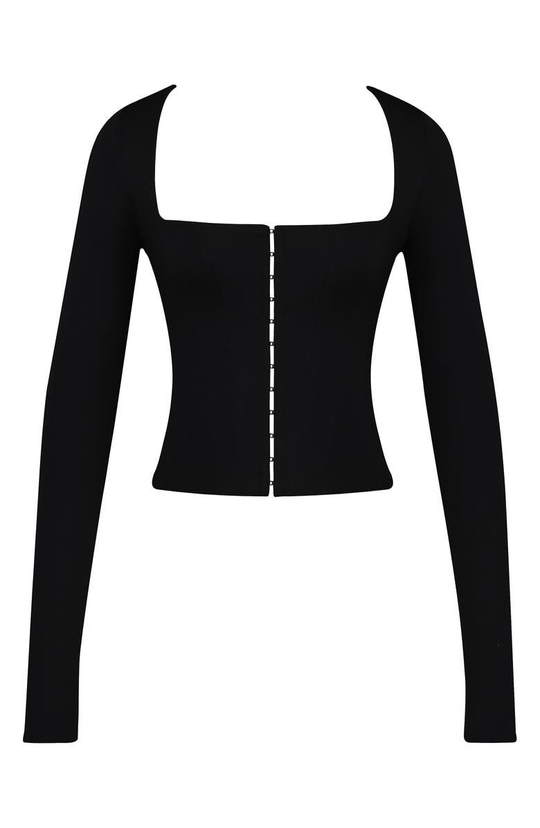 The Long Sleeve Balconette Corset Top
