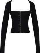 HOUSE OF CB The Long Sleeve Balconette Corset Top