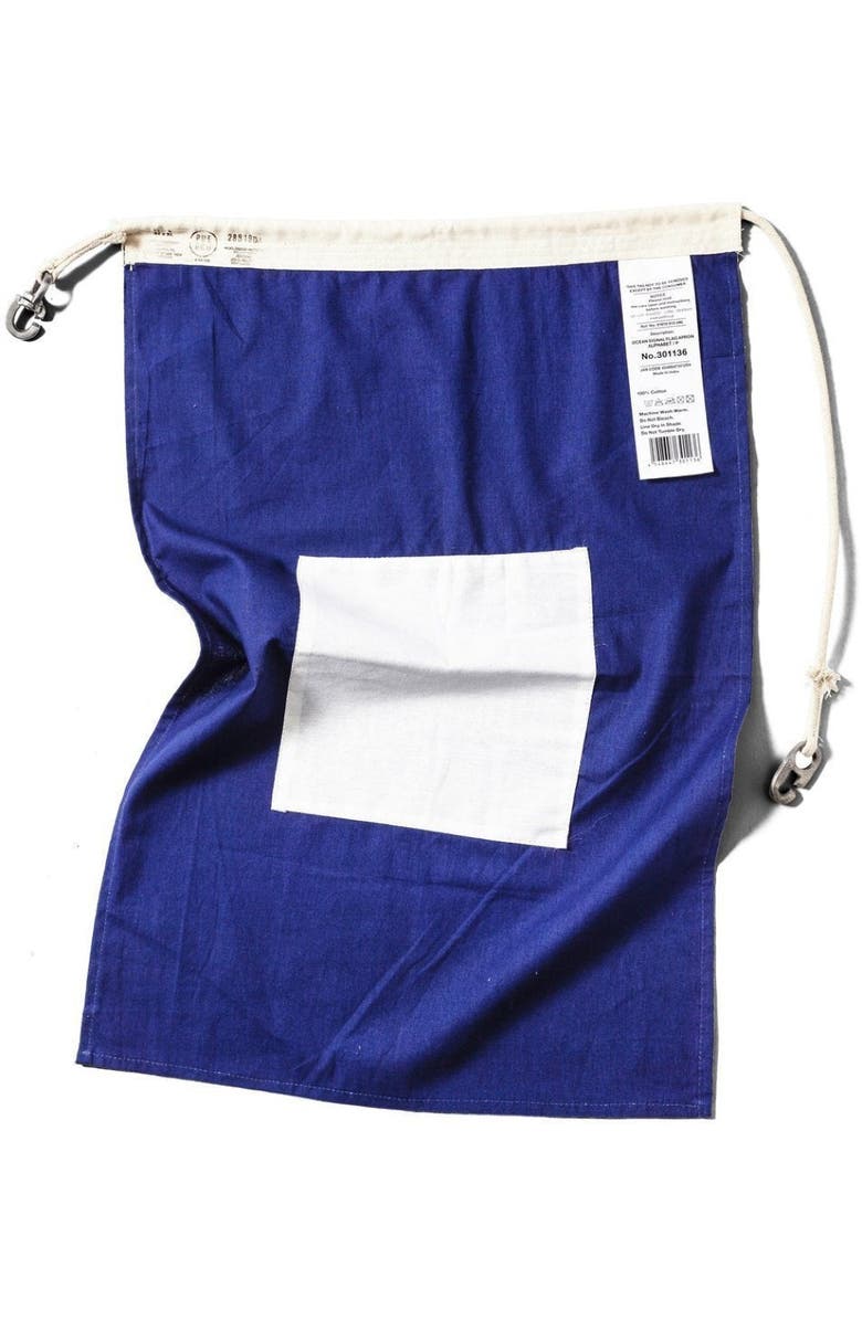 PUEBCO Ocean Signal Flag Apron P, Alternate, color, Blue