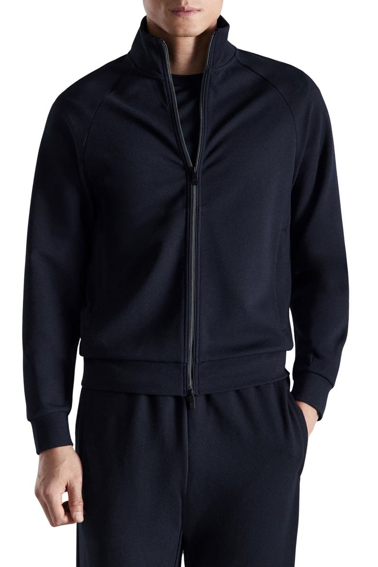 Regular Fit Technical Zip Sweatshirt, Main, color, NAVY