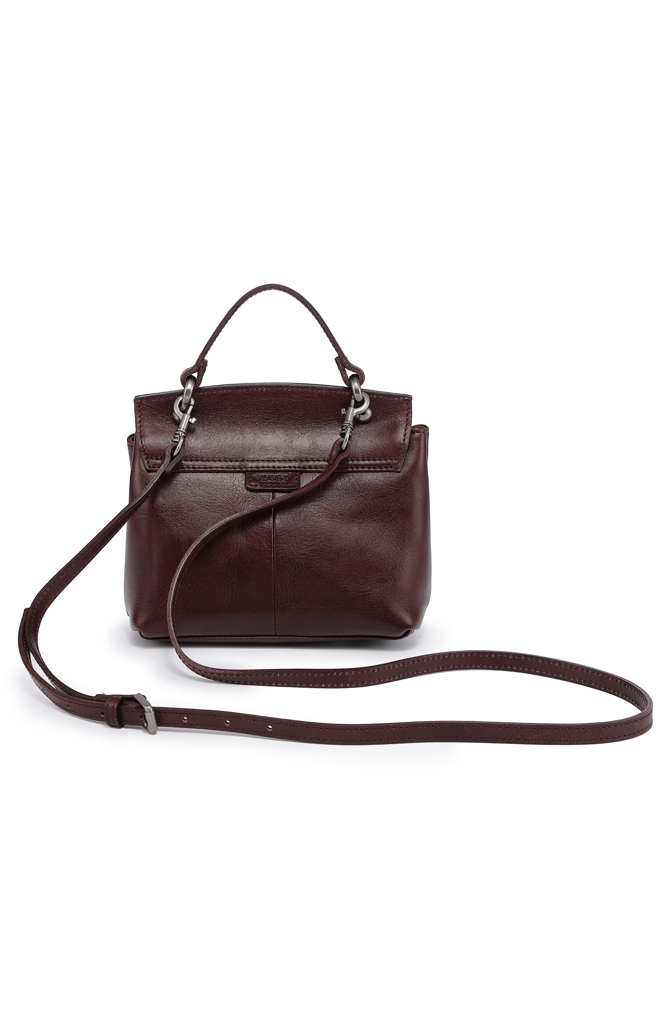 Leather Cypress Crossbody Bag, Alternate, color, BROWN