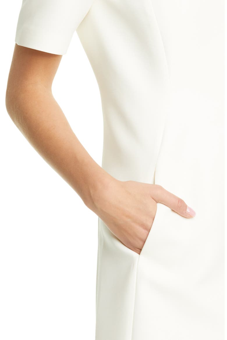 Wool Blend Minidress, Alternate, color, WINTER WHITE