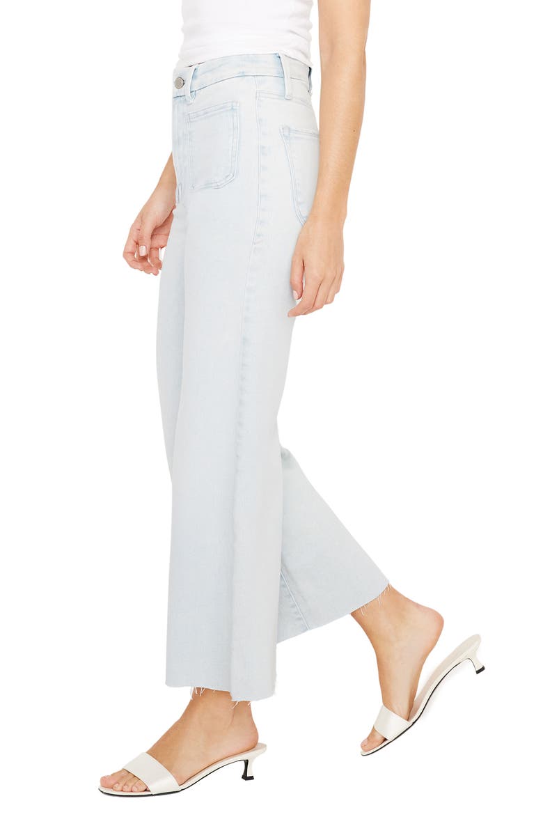 Good American Good Waist High Waist Ankle Stretch Wide Leg Jeans, Alternate, color, Indigo660