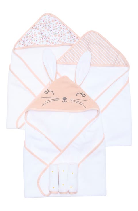 Bunny Bath Towel & Washcloth Set