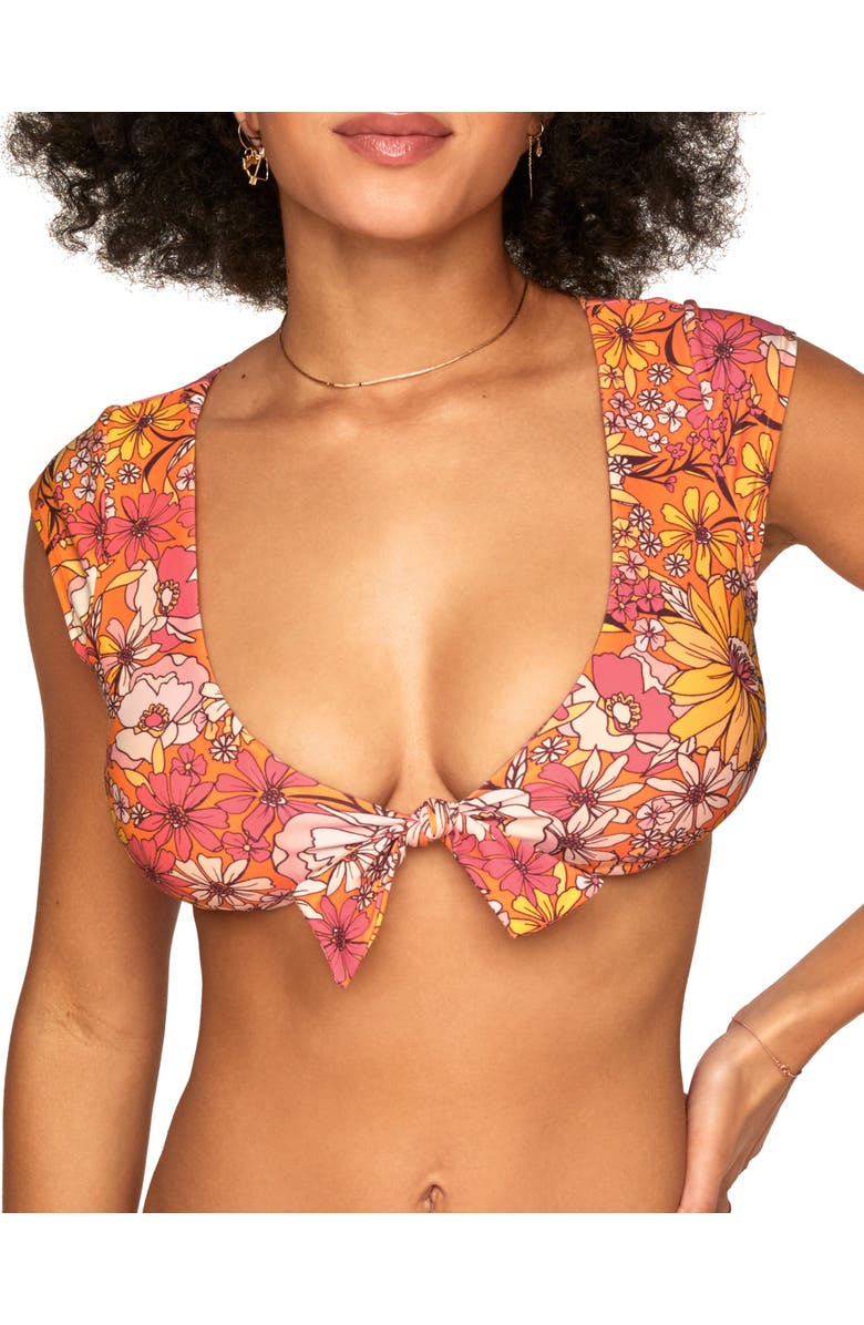 Adore Me Salamanca Swimwear Bra, Main, color, Floral Pink