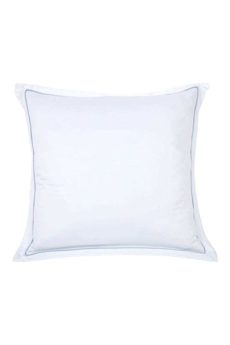 Sheena Sateen Euro Pillow Sham, Main, color, FRENCH BLUE