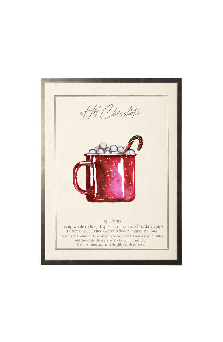 Antique Curiosities Watercolor Hot Chocolate Recipe, Main, color, Red