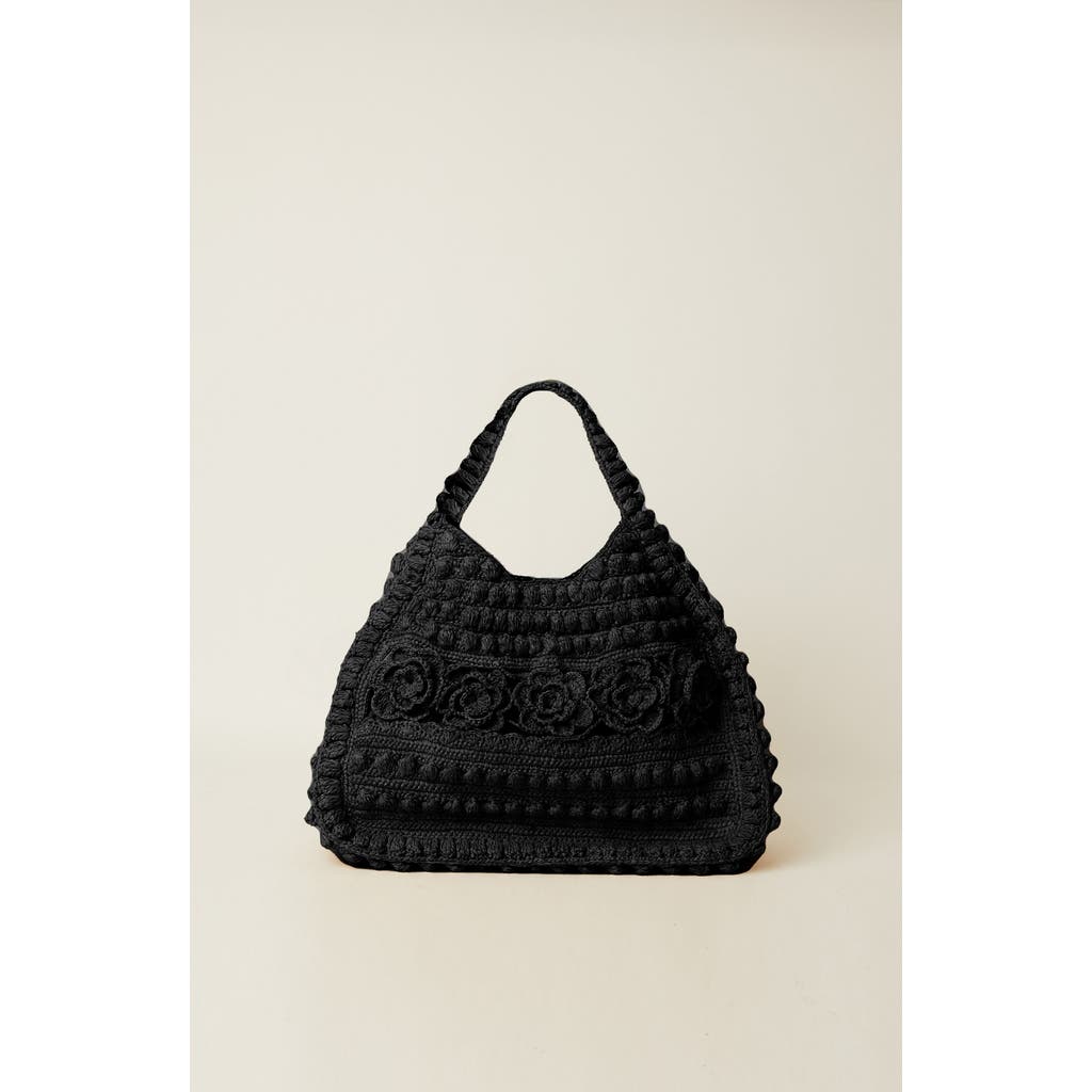 Btb Los Angeles Vienna Large Shoulder Bag In Black