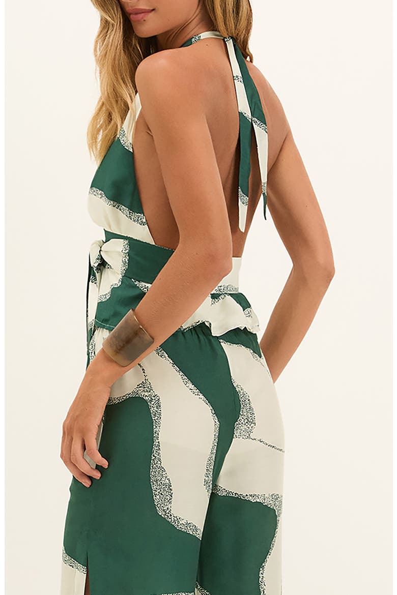 Enigma Leila Cover-Up Halter Top, Alternate, color, MULTI
