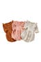Lizzie Ruffle Sleeve Knit Cotton Bodysuit