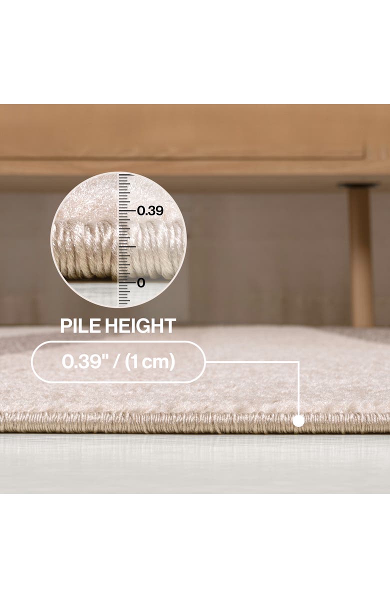 JONATHAN Y Prism Geometric Striped Area Rug, Alternate, color, Beige/Brown