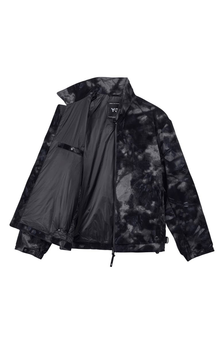 Y-3 Tie Dye Allover Print Flock Liner Jacket, Alternate, color, 