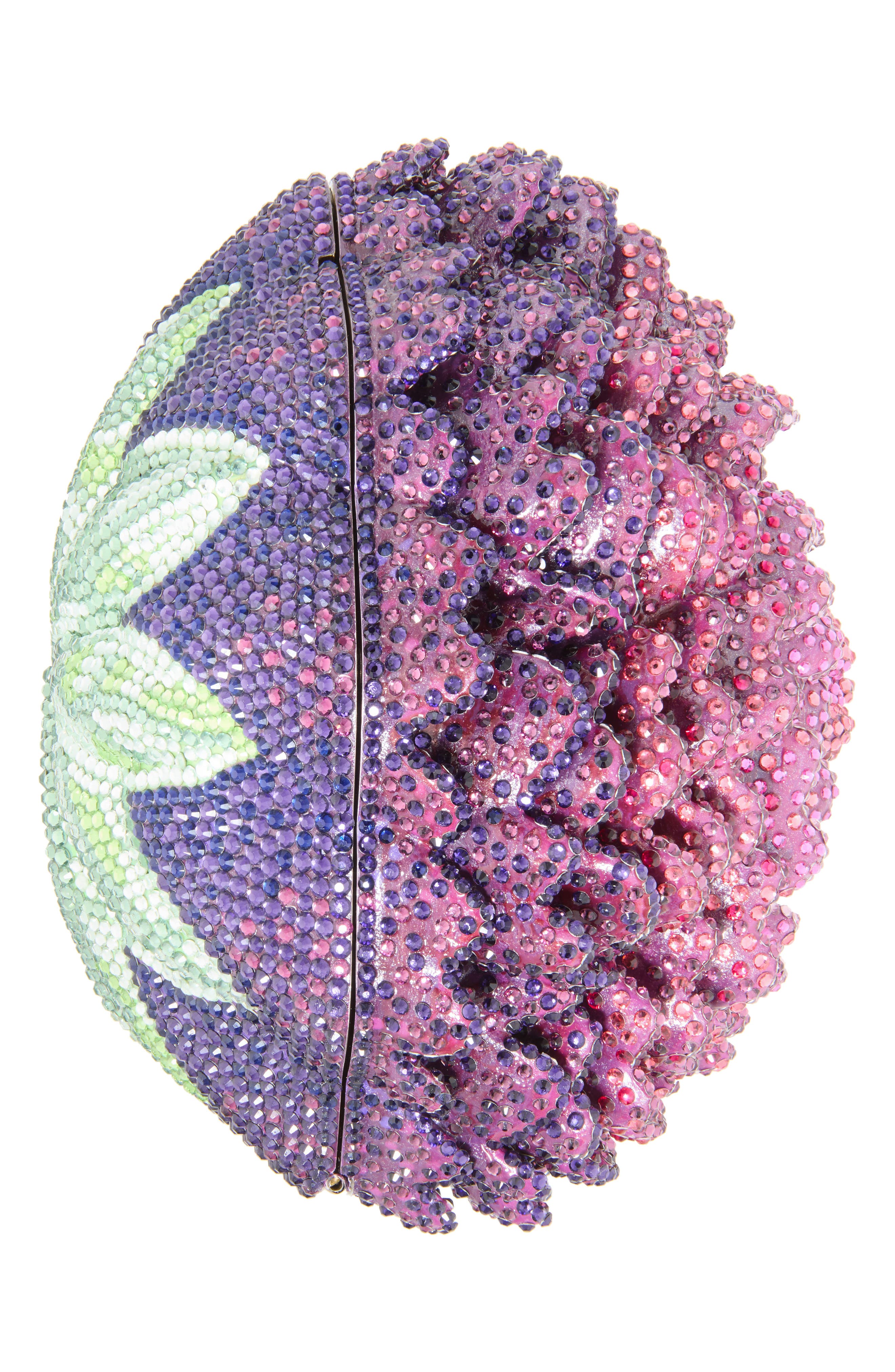 Belladonna Peony Clutch, Alternate, color, SILVER AMETHYST MULTI