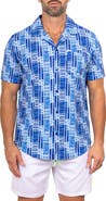 Maceoo Marthy Blue Camp Shirt