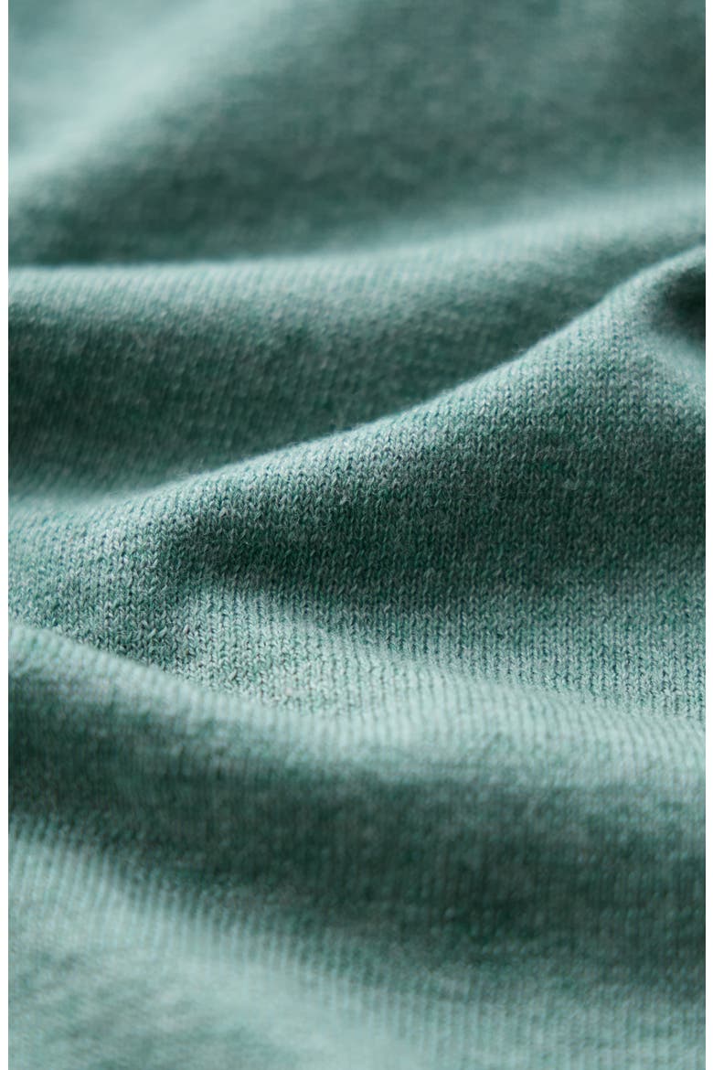 Vanessa Open Front Organic Cotton Crop Cardigan, Alternate, color, SARDINE