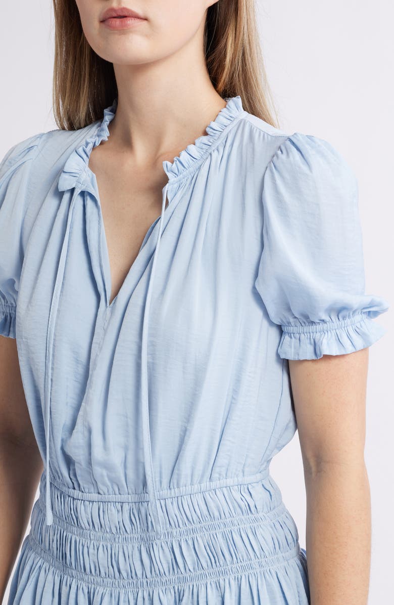 Sam Edelman Tiered Minidress, Alternate, color, Light Blue