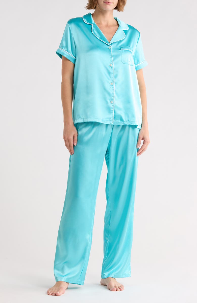 Tart Ginnie Long Pajamas, Main, color, Blue Radiance
