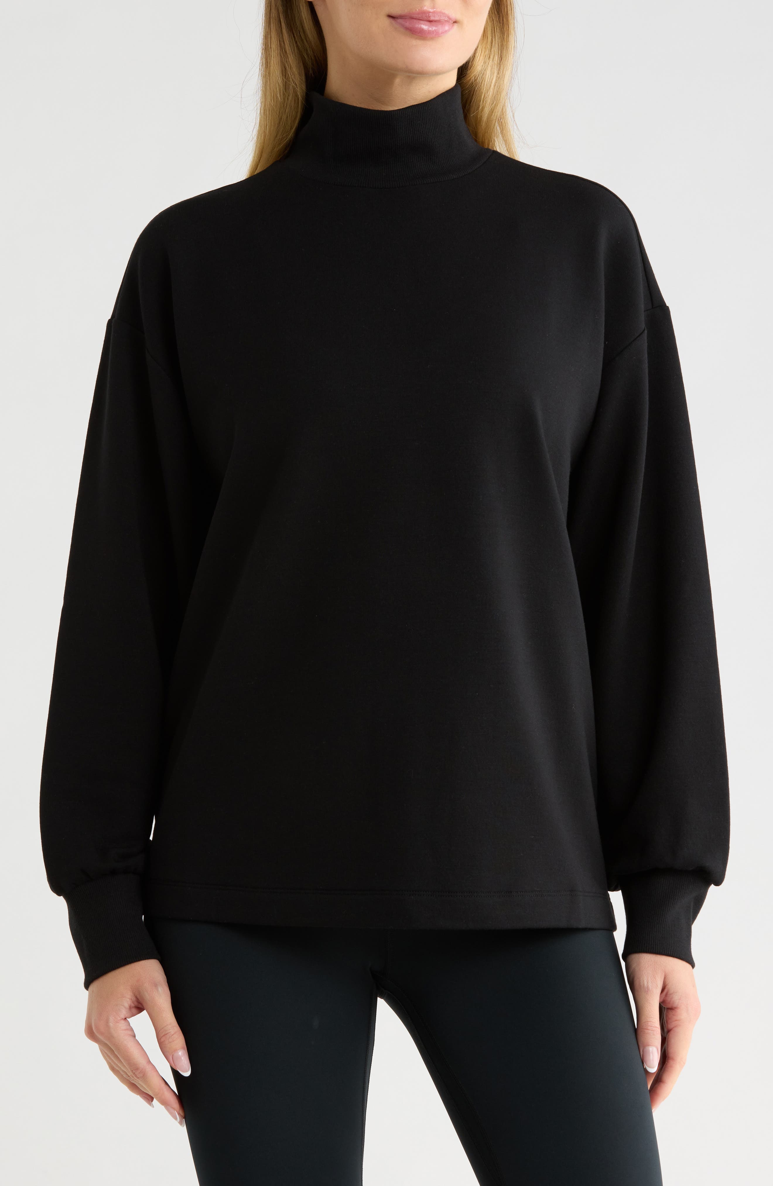 Cozy Whisper Mock Neck Tunic