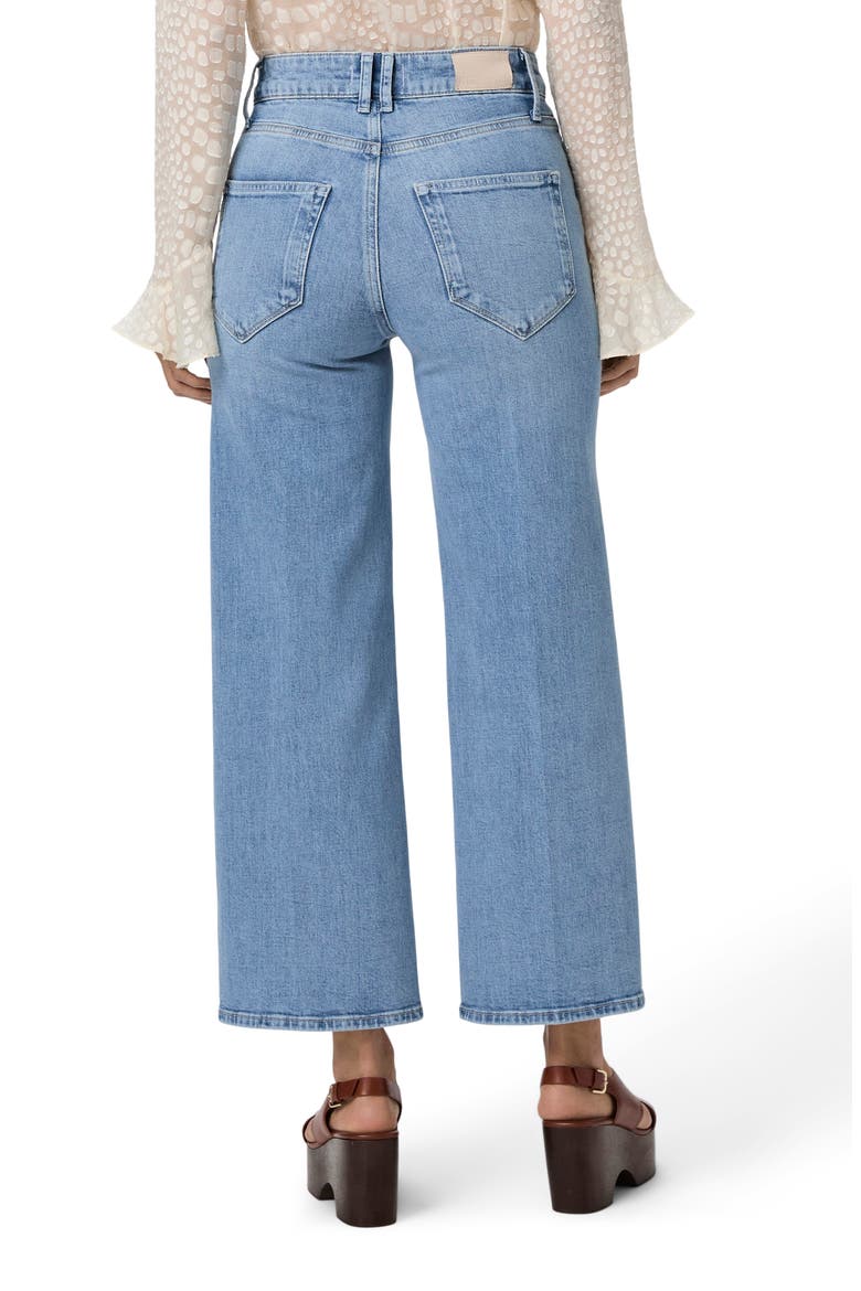 Anessa Patch Pocket High Waist Ankle Wide Leg Jeans, Alternate, color, MARLENA