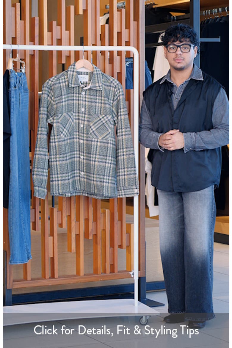 Whiting Plaid Wool Blend Button-Up Shirt Jacket video