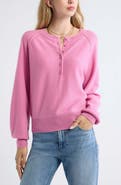 Treasure & Bond Wool & Cashmere Blend Henley Sweater