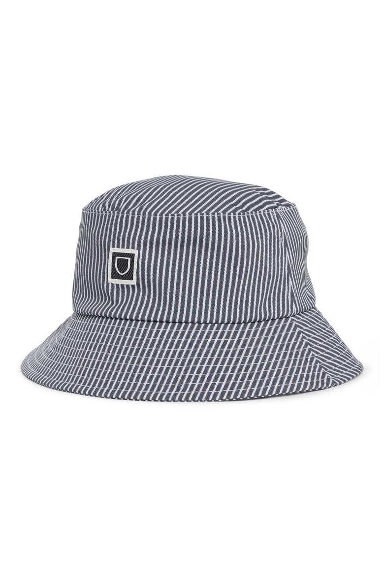 Eldon Packable Bucket Hat, Main, color, GREY HICKORY