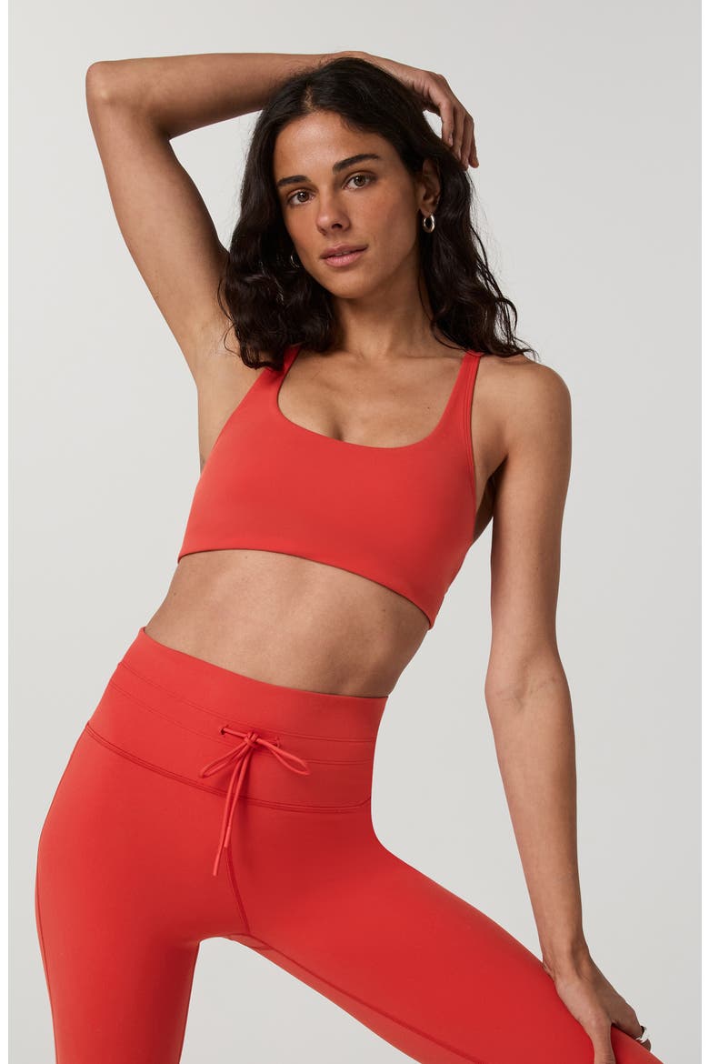 Yosemite Sports Bra, Alternate, color, CRIMSON
