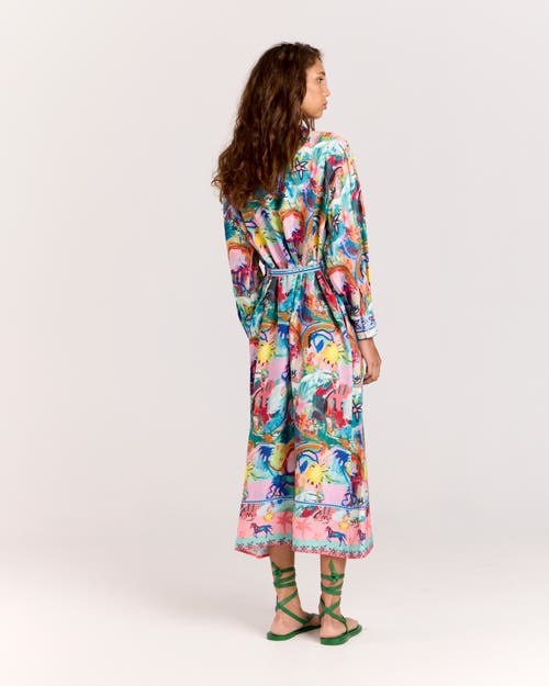 Romy Vibescent Shirt Dress In Vibescent