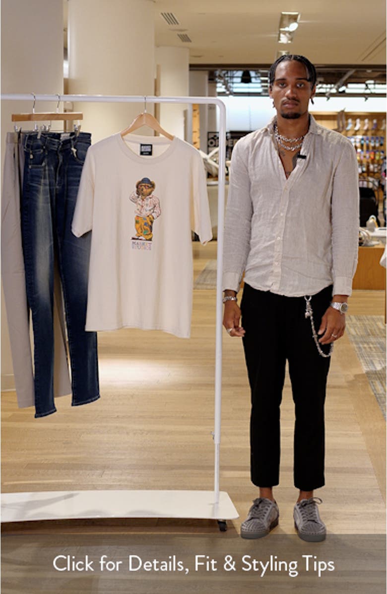 Folk Bear Graphic T-Shirt, sales video thumbnail