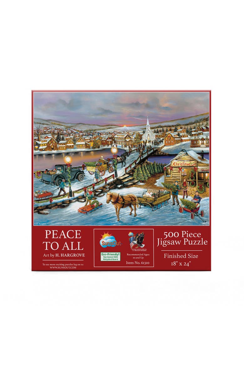 Peace to All 500 piece Jigsaw Puzzle for Adults, Alternate, color, Multicolor
