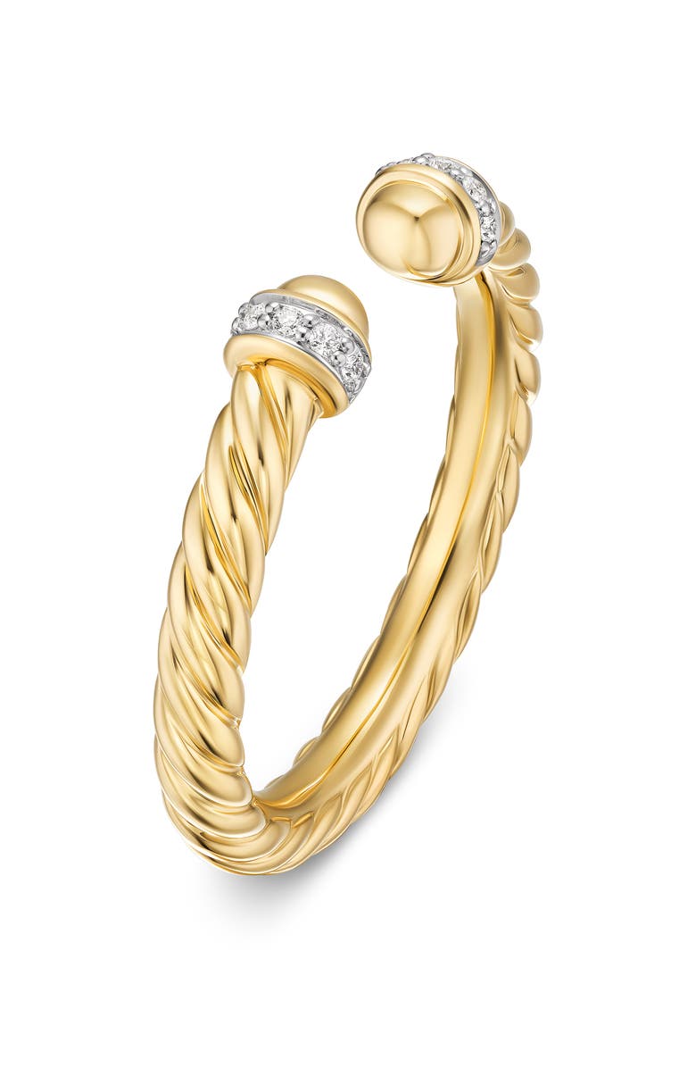 David Yurman Cable Band Open Ring, Alternate, color, 