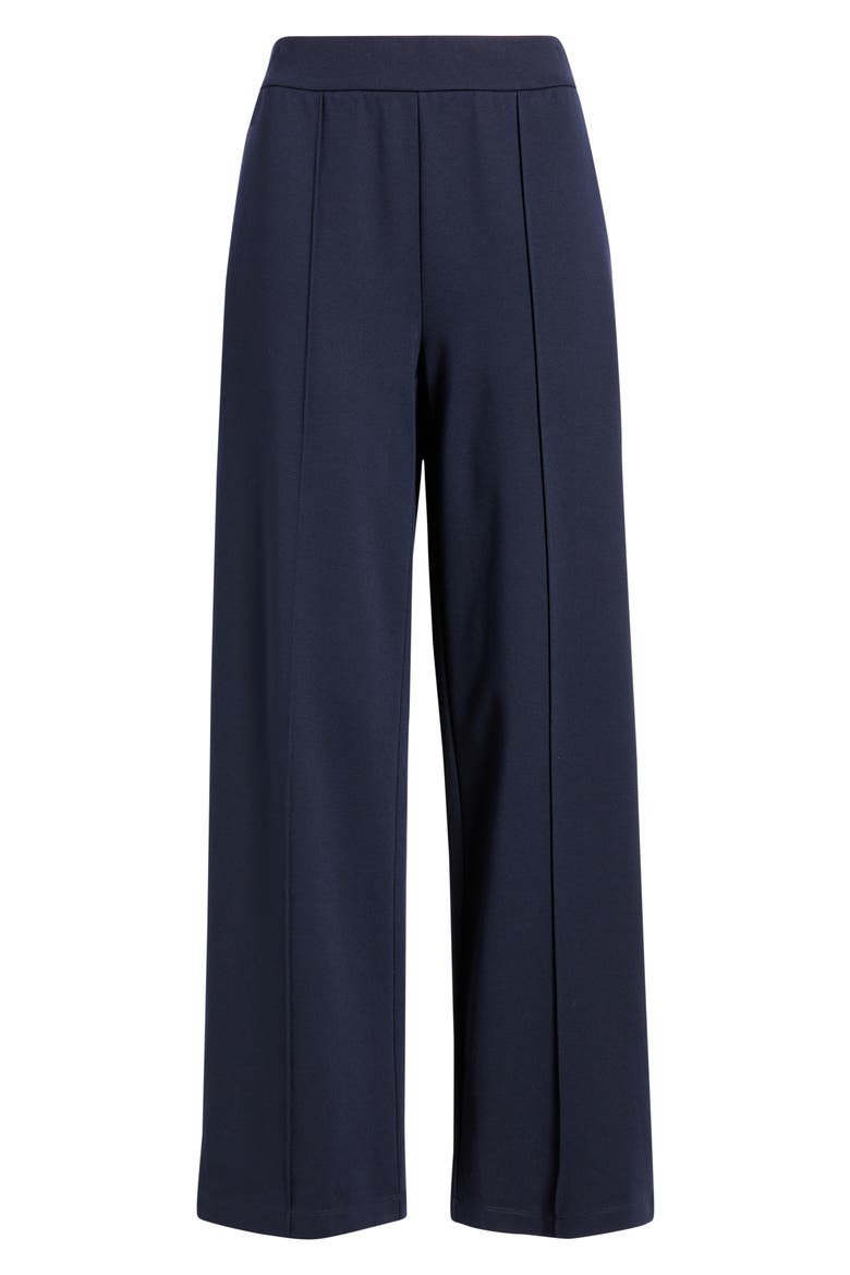 Pintuck Straight Leg Pants, Alternate, color, INK